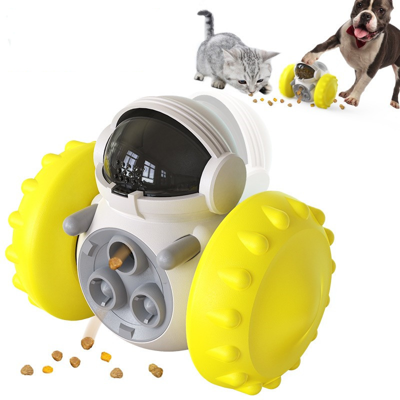 Wholesale Dog Toys Chew Feeder Transparent Granary Flip Multifunctional Pet Toy