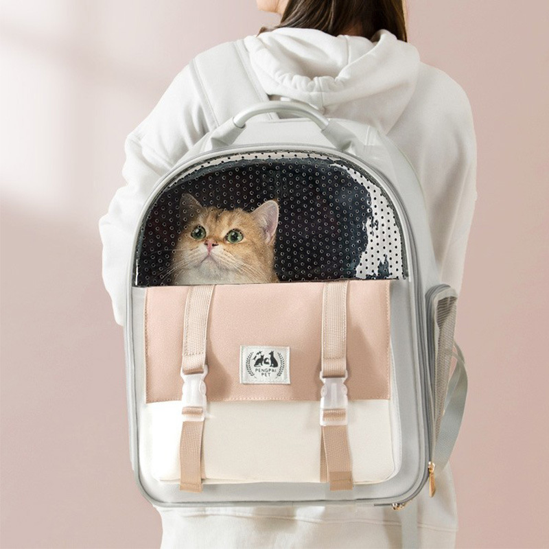 Competitive Price Korean Style Wholesale Portable Breathable Canvas Bag Pet Shoulder Cat Dog Pet Carrier Bag