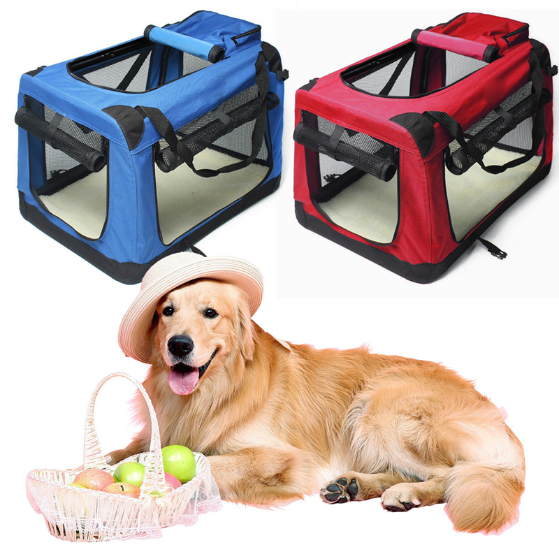Wholesale Luxury Pet Carrier Bag Folding Puppy Cat Travel Bag Breathable Pet Carrier Bag