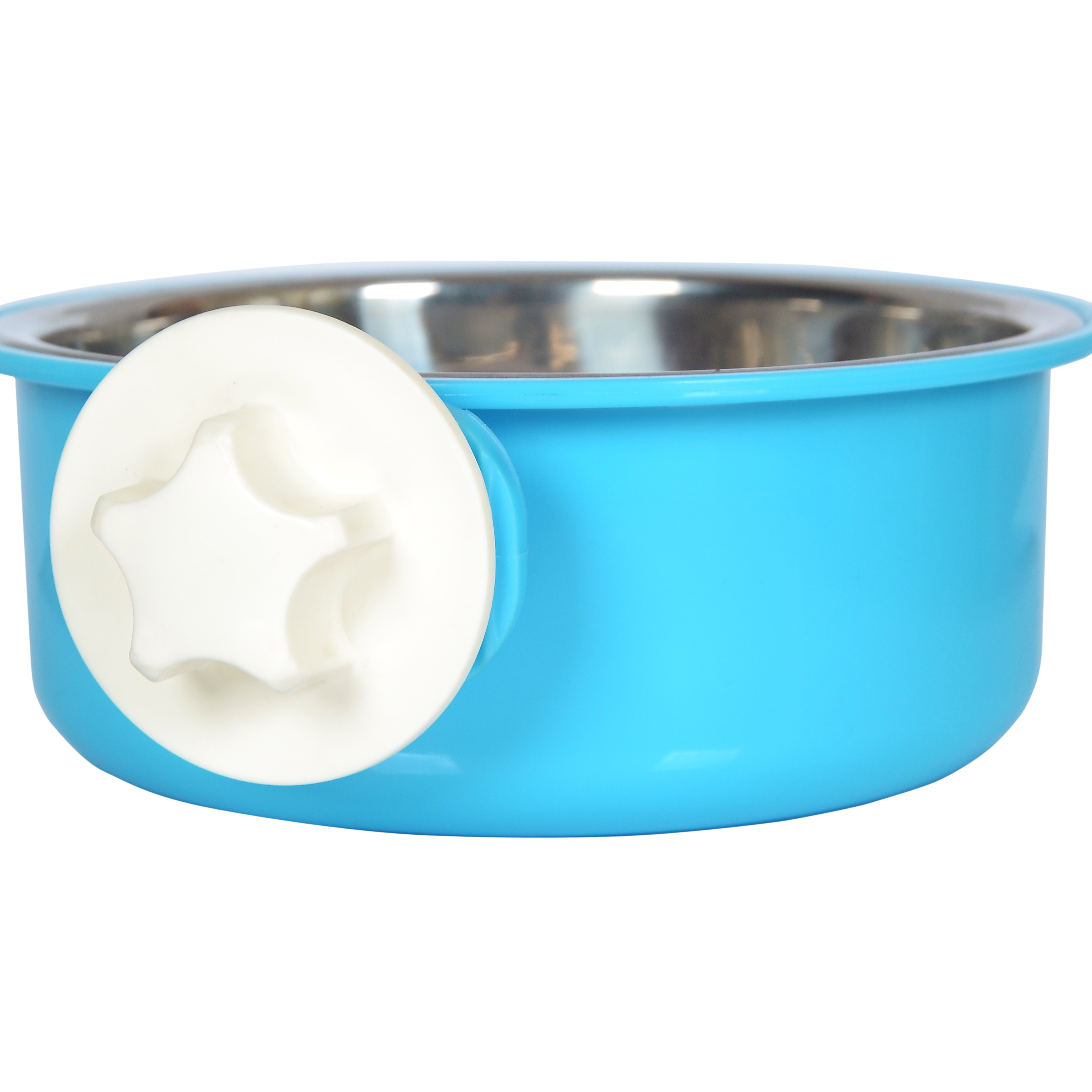 Hot Sales Removable Cleaning Blue Feed Cat Dog Water Food Bowl Stainless Steel Pet Bowls
