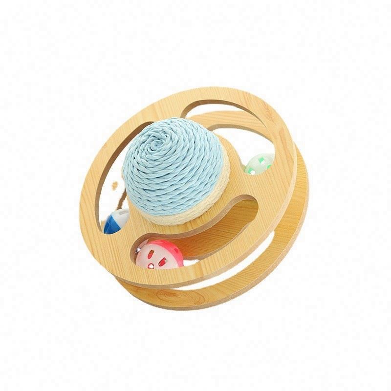 Juguetes Para Gatos Scratcher Cat Board Asteroid Wheel Orbit Wear Resistant Scrap Turntable Interactive Toys For Cats