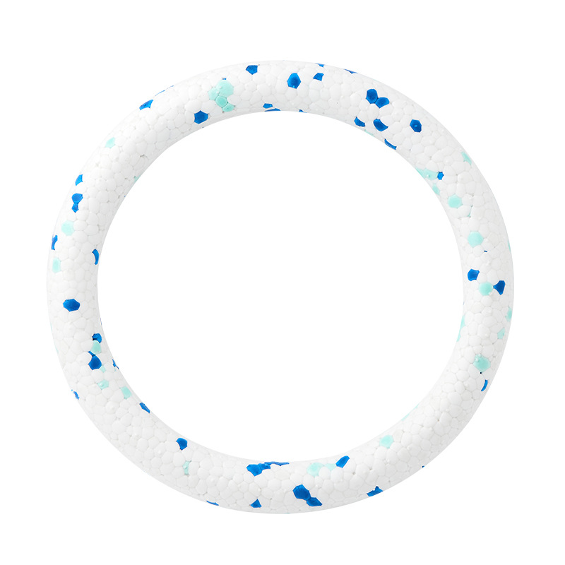 Hot Sale Eco Friendly Eva Water Floating Bite-resistant Dog Training Ring Interactive Pet Dog Chew Toy For Aggressive Chewers