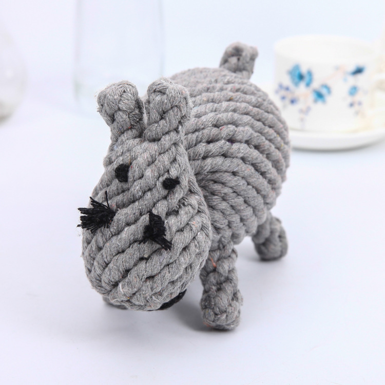 2023 Hot Sale New Fashion Eco Friendly Pet Shop Gift Cute Rope Animals Dog Molar Chew Plush Dog Toys