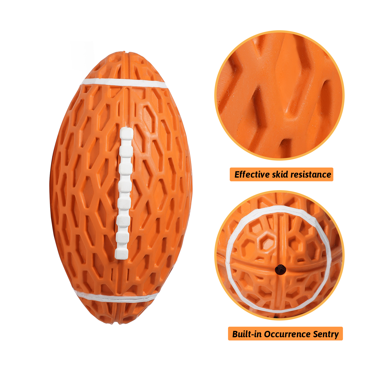 Hot Sale Indestructible Outdoor Interactive Rubber Dog Balls Toys Squeaky Hollow Pet Dog Training Chew Toys Ball Beejay
