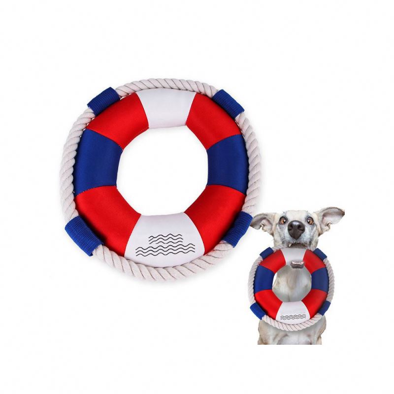 Beejay High Quality Bite Resistant Dog Toy Set Summer Swing Ring Float Water Toy Interactive Pet Toys