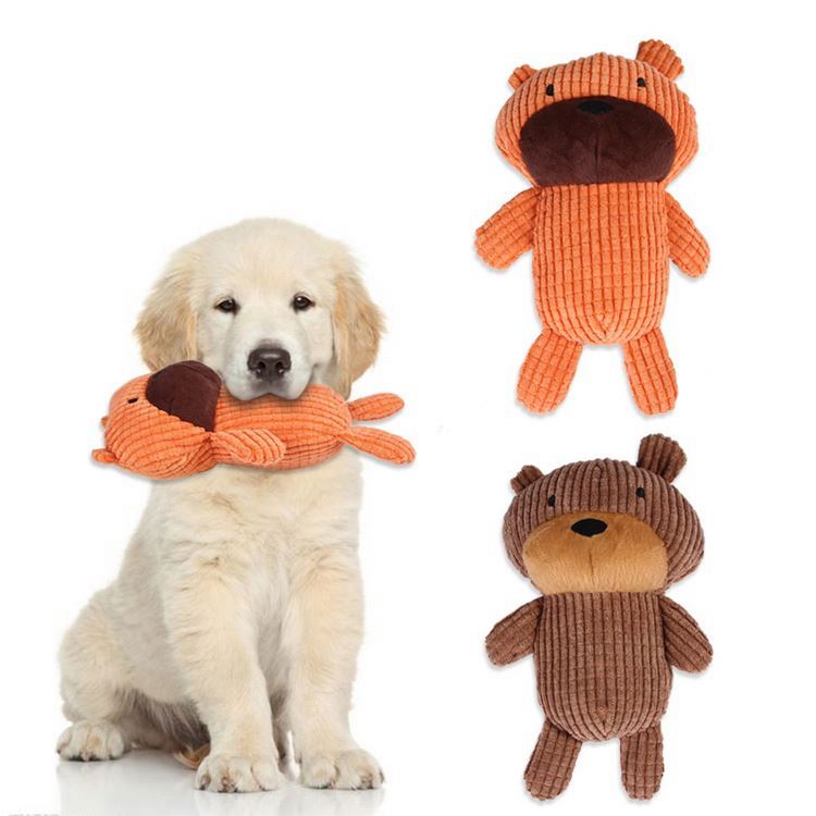 Bj 182 High Quality Bite Resistant Dog Chew Toy Bear Plush Toy