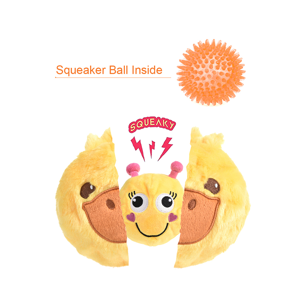 Wholesale Custom Soft Designer 3-in-1 Durable Indestructible Tpr Active Rolling Dogs Interactive Ball Pet Dog Treat Toys Squeaky