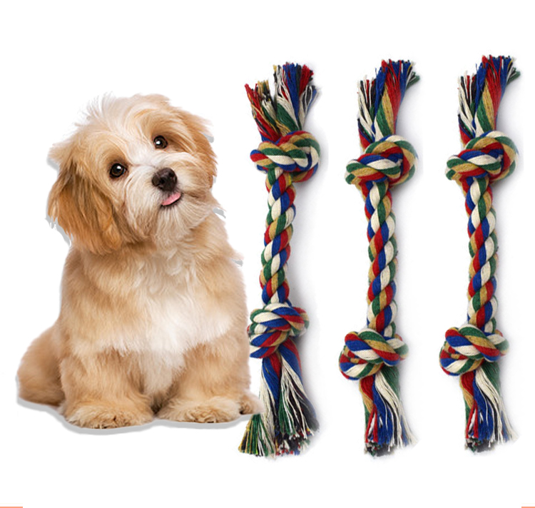 Factory Direct Cheap Eco Friendly Durable Cotton Rope Indestructible Knot Dog Chewing Pet Dog Chew Toy
