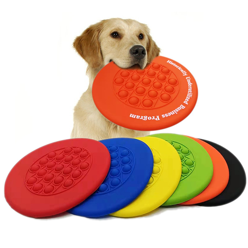 2023 Hot Selling Tpr Dog Flying Disc Silicone Molar Soft Floating Interactivswimming Pet Dog Water Toy