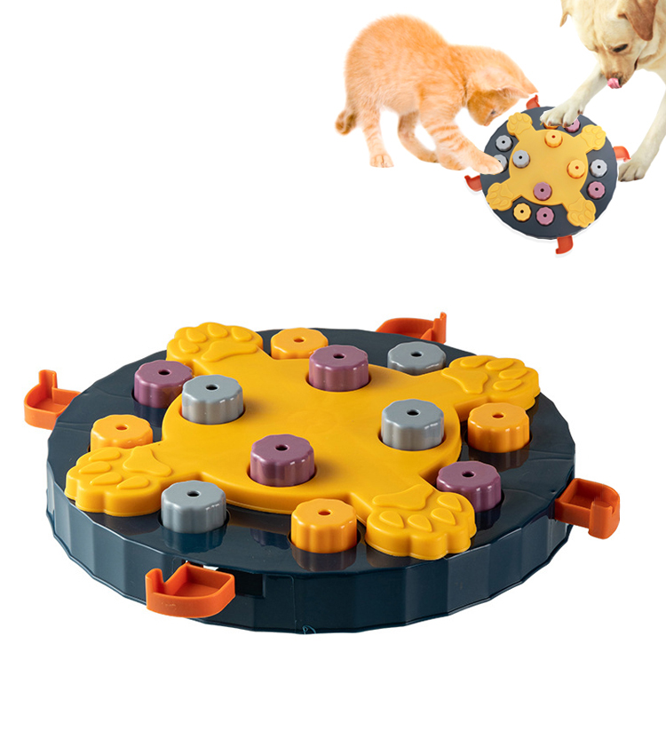 Hot Sale Eco Friendly Slow Eating Anti Choking Pet Cat Dog Feeder Toy Interactive Smart Dog Toy Puzzle 2023