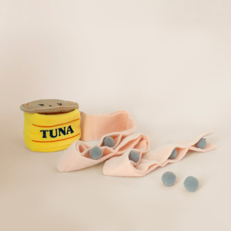 Wholesale Ins Korean Designer Hide And Seek Soft Interactive Puzzle Squeaky Plush Pet Chew Dog Toys Box