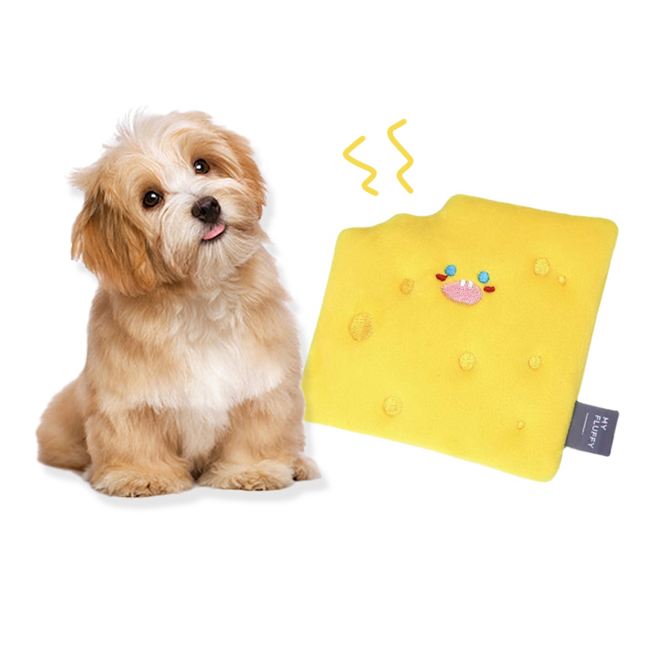 Hot Sale Ins Korean Designer Soft Hide And Seek Interactive Squeaky Puzzle Pet Chew Plush Dog Toys