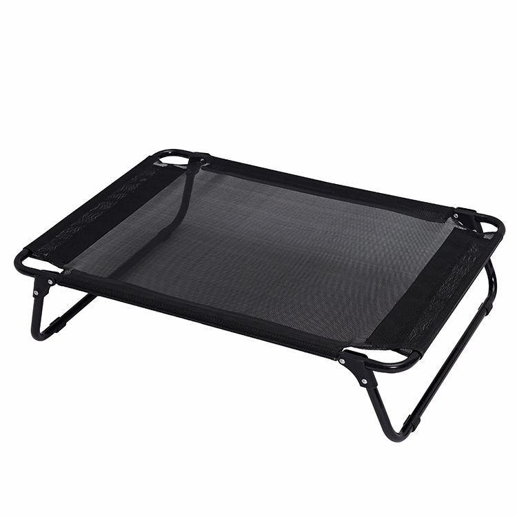 Factory Wholesale Keep Warm And Moisture Proof Iron Pet Trampoline Folding Camp Pet Bed Camping Dog Bed