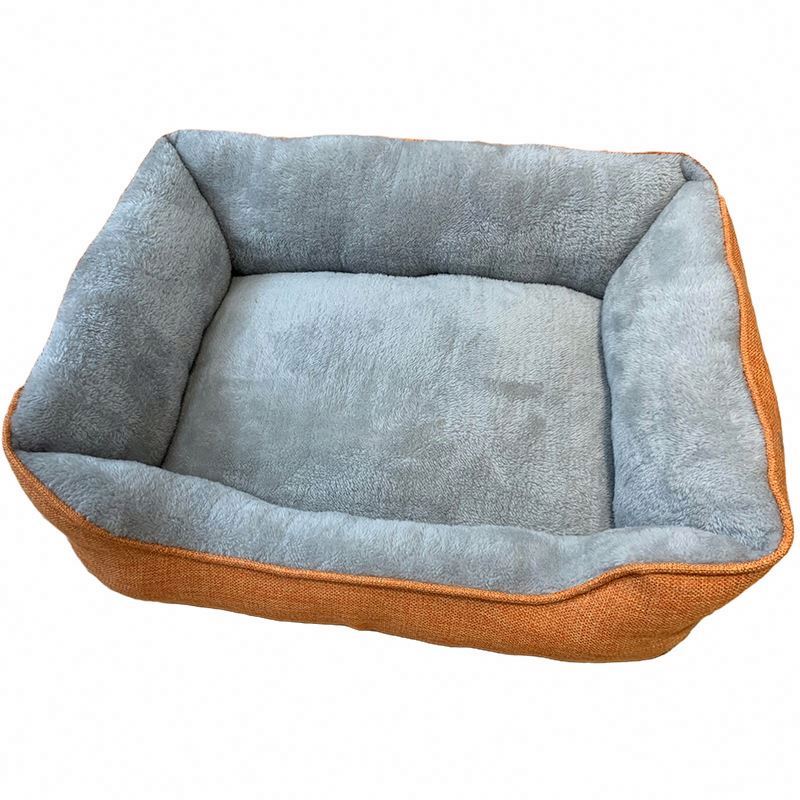 Luxury Removable Washable Soft Pet Nest Velvet Dog Velvet Luxury Pet Rectangle Bed For Cats And Dogs