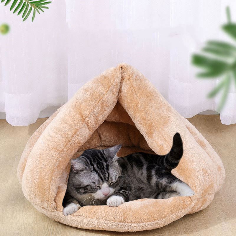 Pet Slippers-style Kennel Winter Thickening Warmth Pet Cat Mat Cat Sleeping Bed