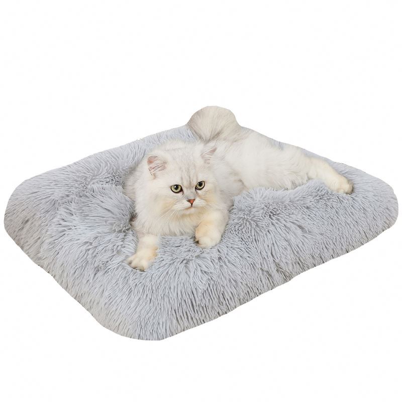 Fluffy Faux Fur Pet Mat Fleece Soft Warm Luxury Mat Throw Dual Use For Dogs And Cats