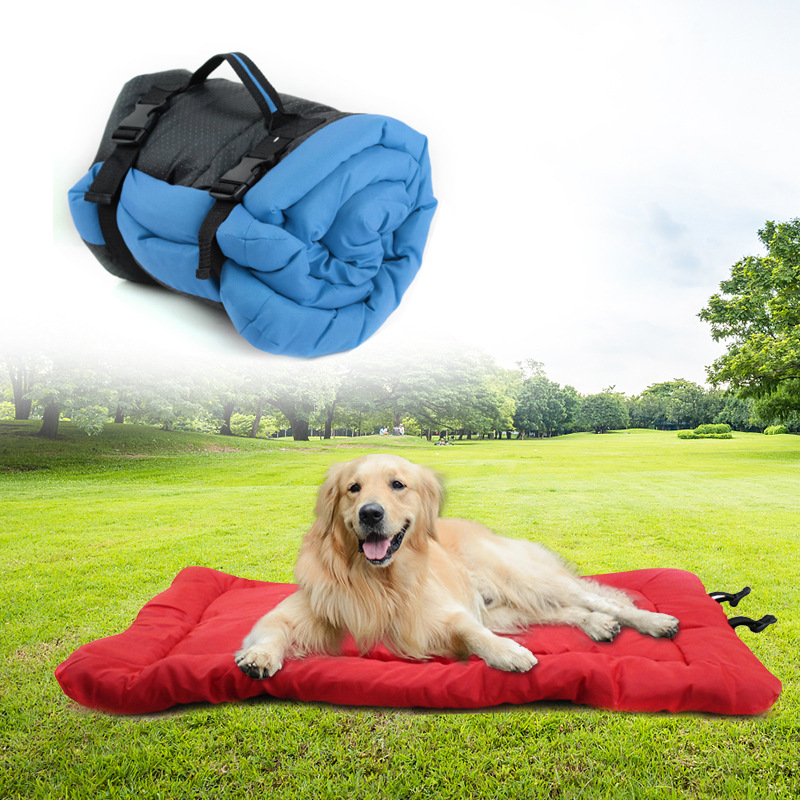 Indoor Outdoor Travel Lightweight Roll Up Anti-dirty Portable Foldable Waterproof Soft And Comfortable Pet Bed Dog Mat