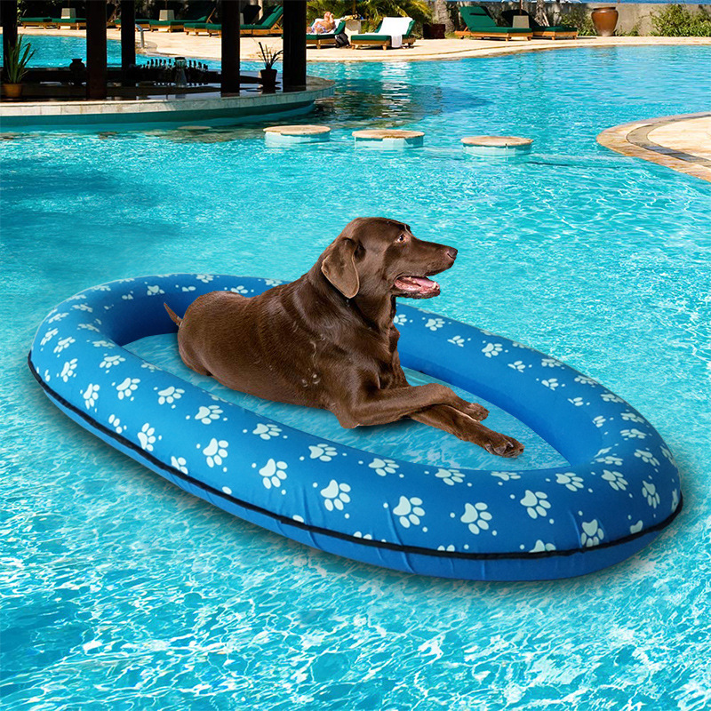 Hot Sale Summer Pvc Luxury Floating Soft Pet Dog Cat Swimming Cooling Mat Summer Pet Bed Dog Water Toy
