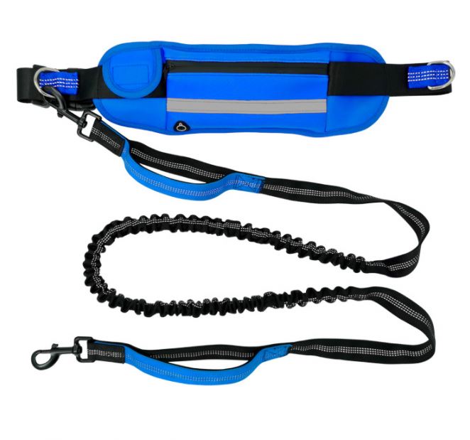 Hot Sale High Quality Adjustable Hand Free Reflective Pet Dog Walking Running Dog Leash
