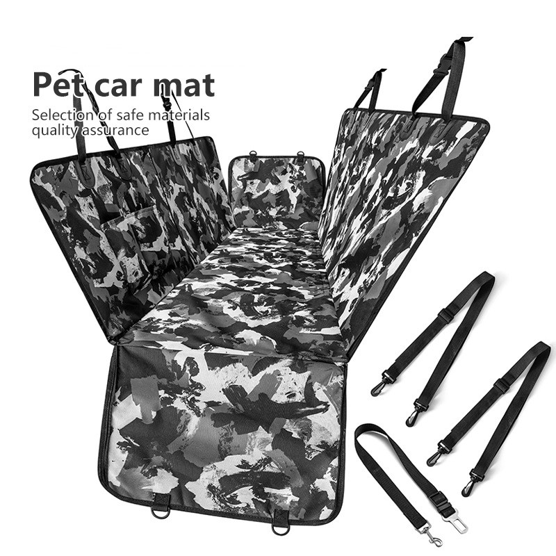 Wholesale New Design Dirt-resistant Cat And Dog Customize Waterproof Pet Car Mat Out Car Bag Back Row Pet Seat Protector Cover