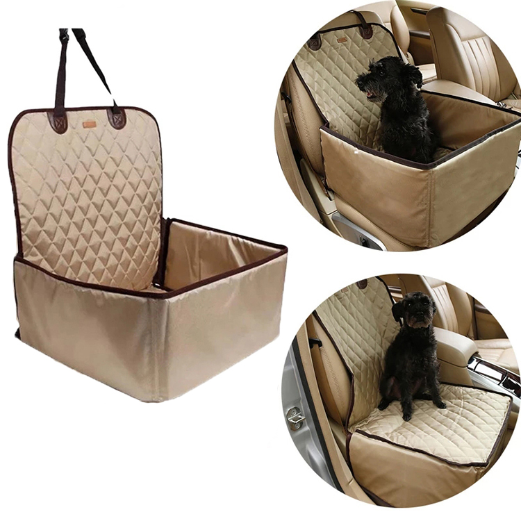 Factory Wholesale Foldable Portable Waterproof Pet Cat Dog Car Hammock Car Seat Basket Pet Carriers