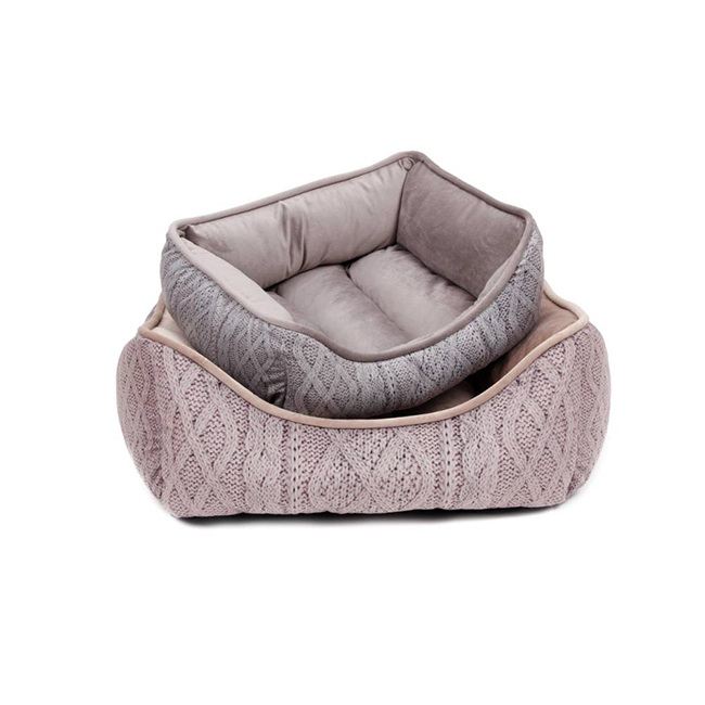 Oxford Fabric On Sale Soft Square Warm Dog Bed Comfortable Luxury Pet Bed