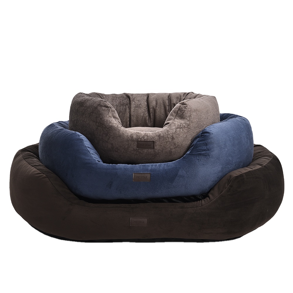 Petstsar Hot Sale Easy Clean Stain Resistant Comfortable Pet Bed Dog Beds