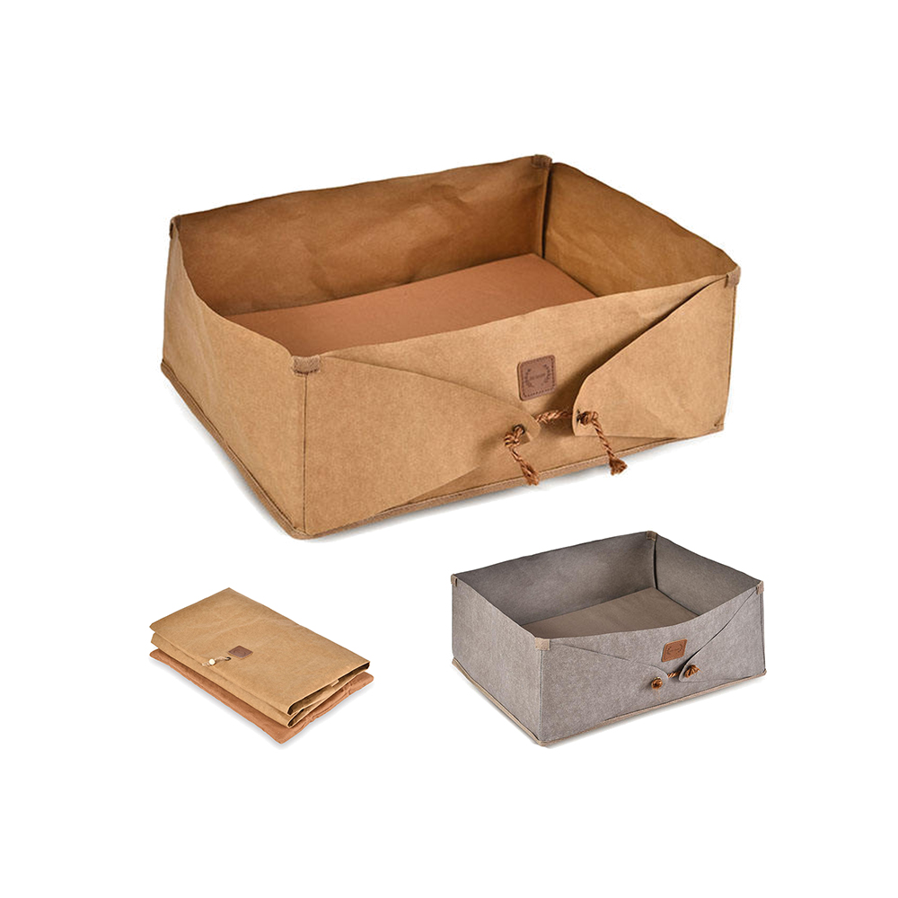 Wholesale Lovely Pet Supplies Sleeping Bed New Design Eco Friendly Degradable Kraft Paper Bed Pet