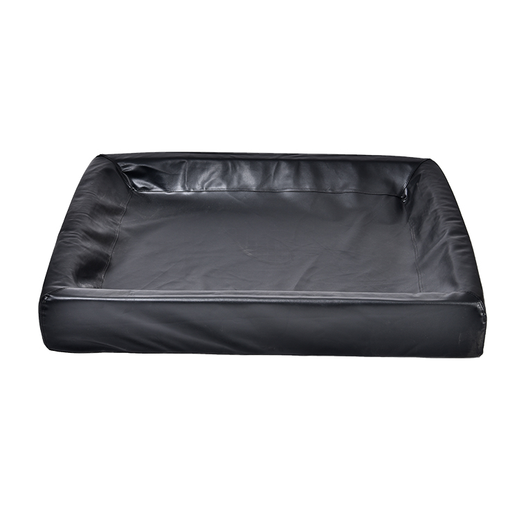 2022 Petstsar Hot Selling Cheap Custom Luxury Soft Outdoor Pu Leather Pet Dog Bed For Dog