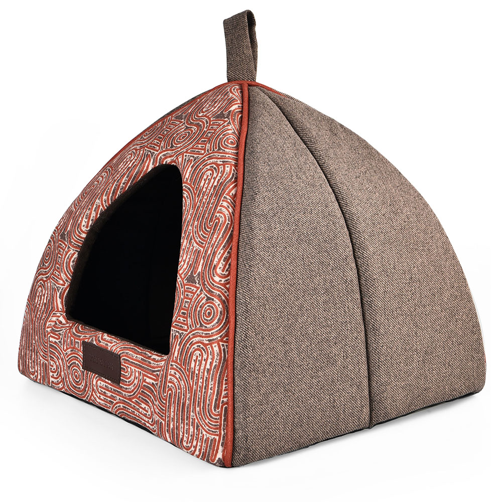 Petstar Hot Selling Indoor Kitten Tent House Warm Cat Cave Bed