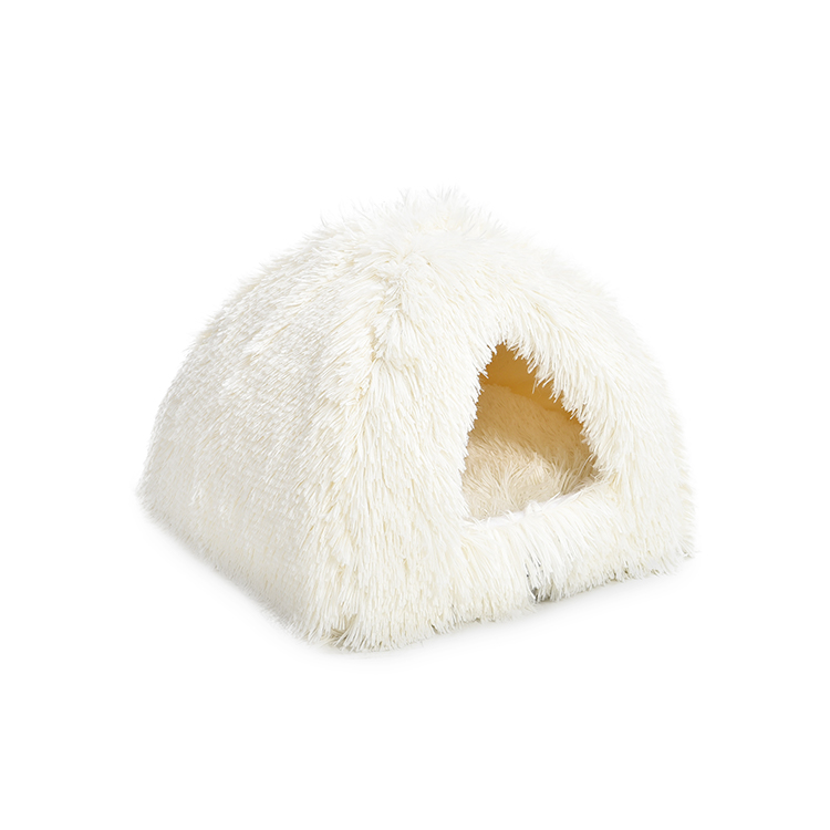 Economical Custom Design Triangle Pet Winter Home Cozy Warm Cat Bed