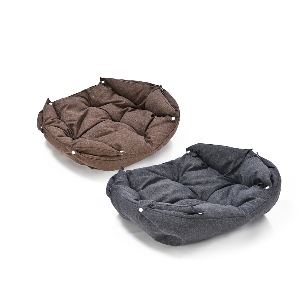 3 Ways Use Pet Dog Cat Bed Cushion Backrest Sofa Round Nest