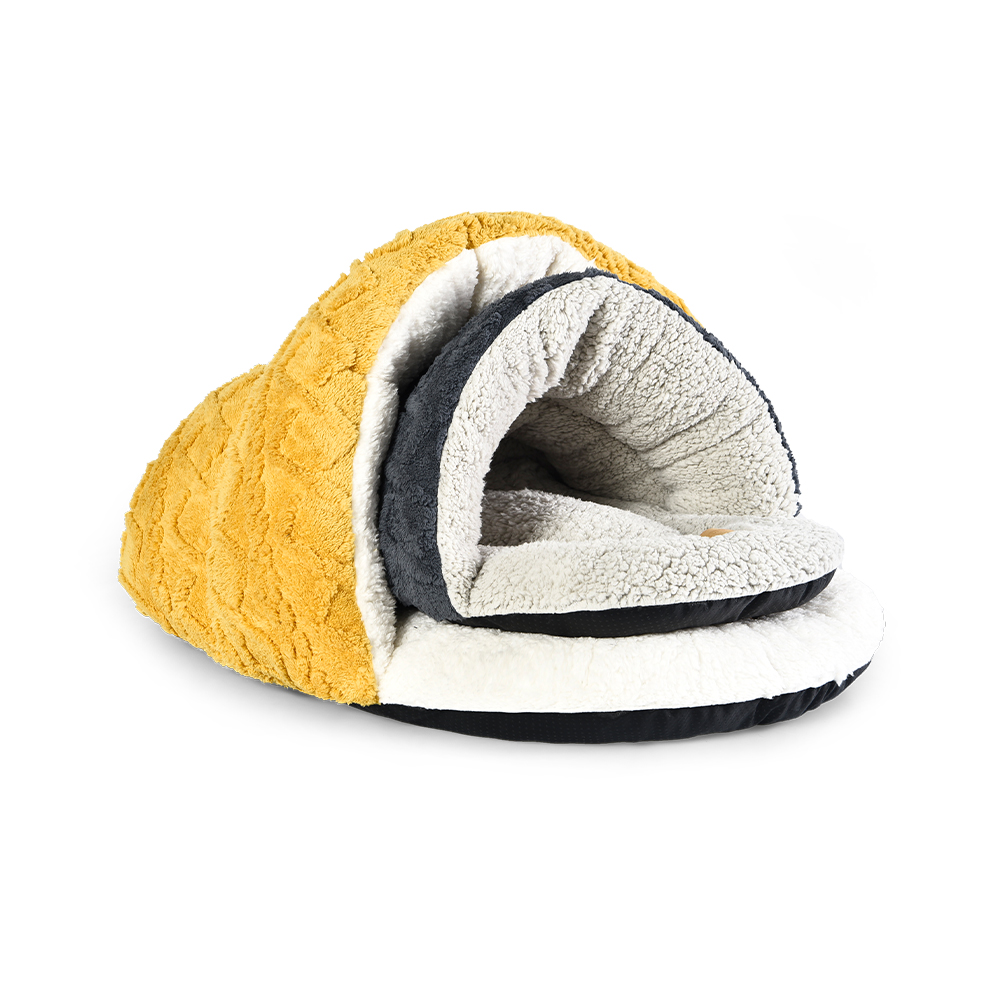 Best Machine Washable Soft Warm Slipper Cozy Cat Cave Bed For Small Medium Large Cats