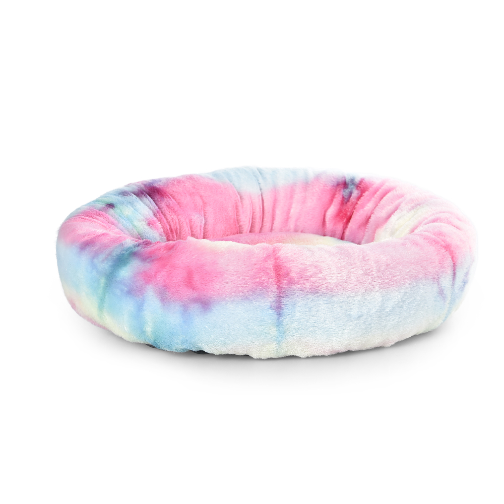 Plush Donut Cotton Various Styles Modern Comfortable Soft Promotional Oem Pet Cat Bed