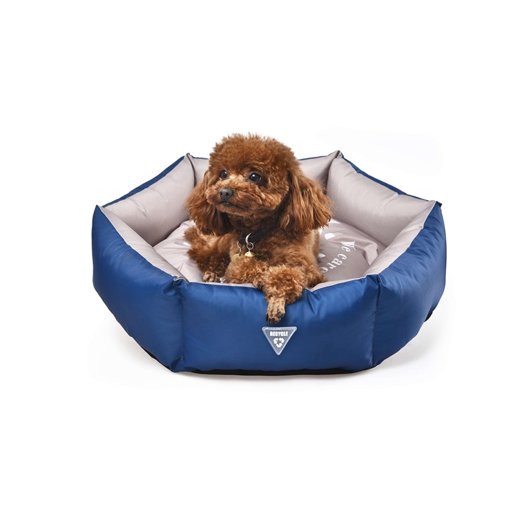New Arrival Latest Design Blue Eco-friendly Fabric Luxury Washable Dog Sofa Bed