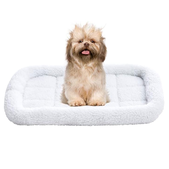Guaranteed Quality Soft Portable Bolster Pet Bed Dog Bed Mat For Metal Dog Crates