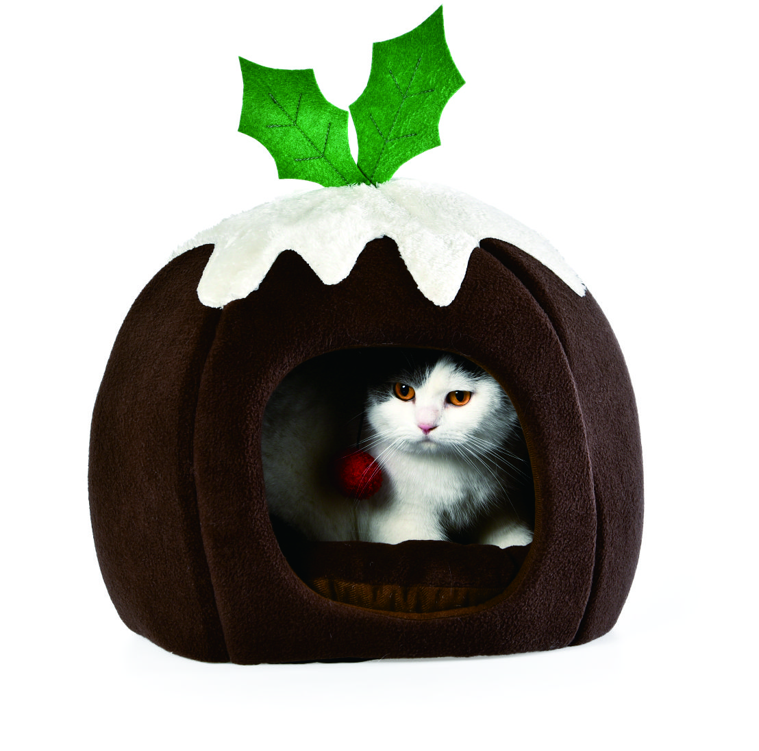 Luxury Pp Foam Christmas Cat Toy Pet House Comfortable Cute Cat Bed Condo House