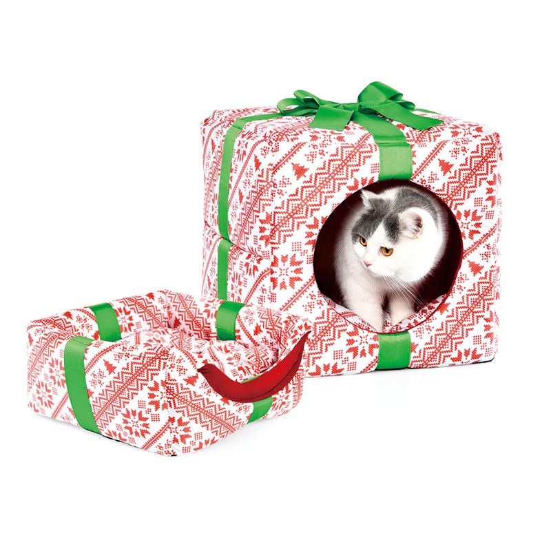 Luxury New Design Christmas Pet Cat House Multifunctional Cat Bed Condo House