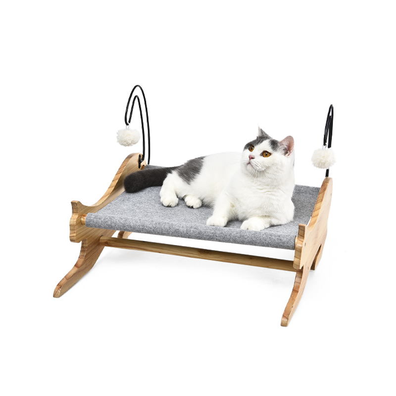 Luxury Removable Wooden Modern Furniture Home Cat Bed Cat Hammock Bed