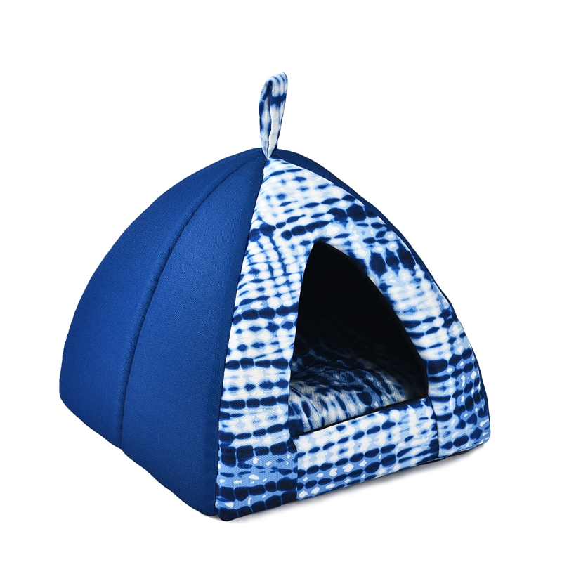 China Manufacturer Wholesale Cute Pet Bed House Comfy Calming Padded Dog/cat Bed
