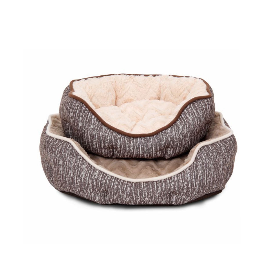 Wholesale Luxury Warm Bed Dog Winter Gray Warm Pet Dog Beds