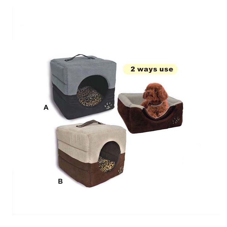 Stocked Promotion Price Custom Good Quality Classics Suede Fleece Dog Indoor Pet House