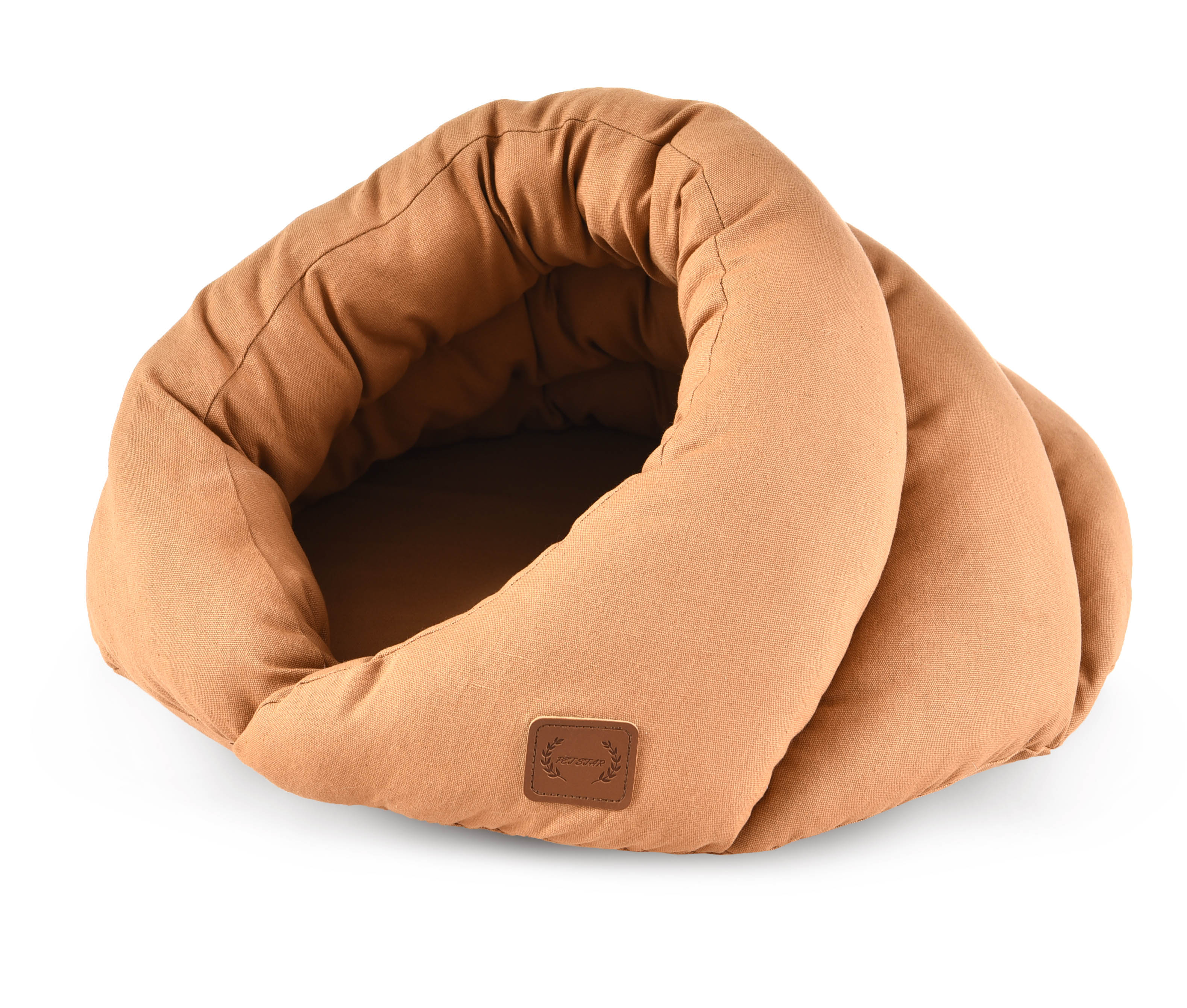 Fiber Warm Kitty Soft Storage Sleep Cave Natural Safe Cozy Comfortable Pet Cat Bed