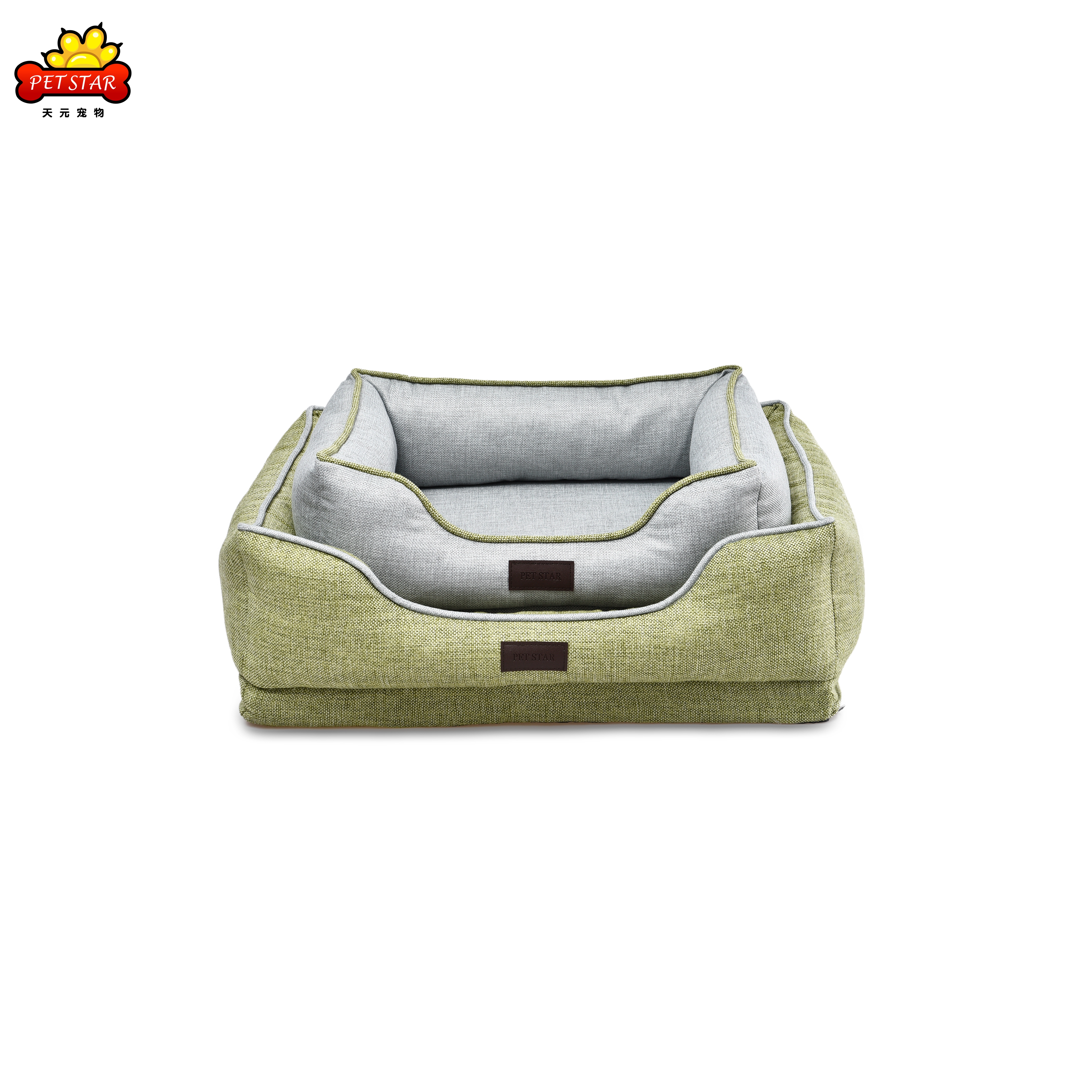 Detachable Hand Wash Linen Custom Cheap Dog Bed Pet Small Dog Beds
