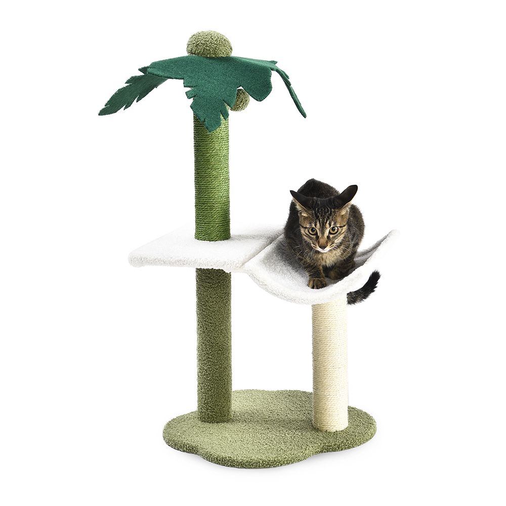 30 Inches H Cat Scratching Post Kitty Activity Play Sturdy Cactus Cat Tree