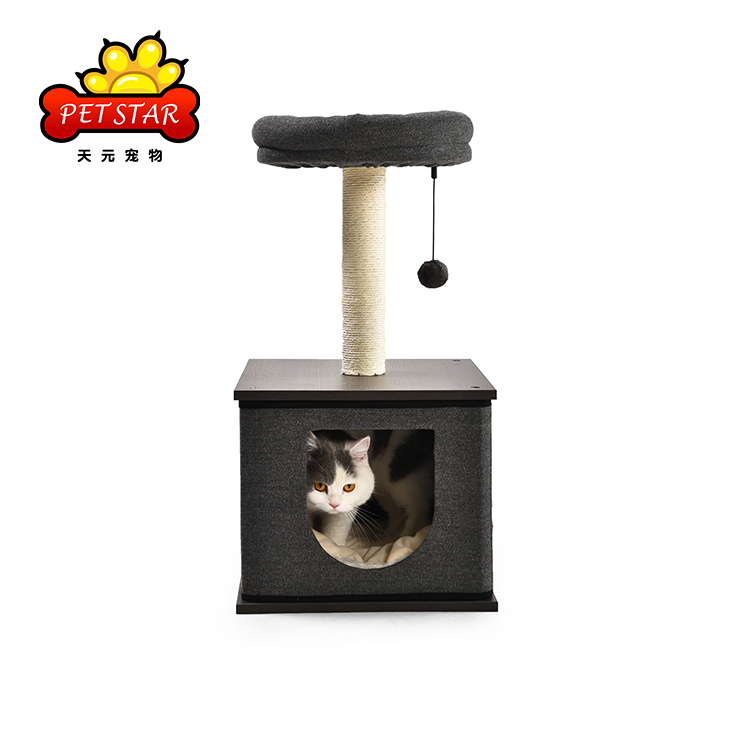 Manufacture Particle Board Sisal Cheap And Nice Luxurious Sumptuous Climbing Cat Tree Large
