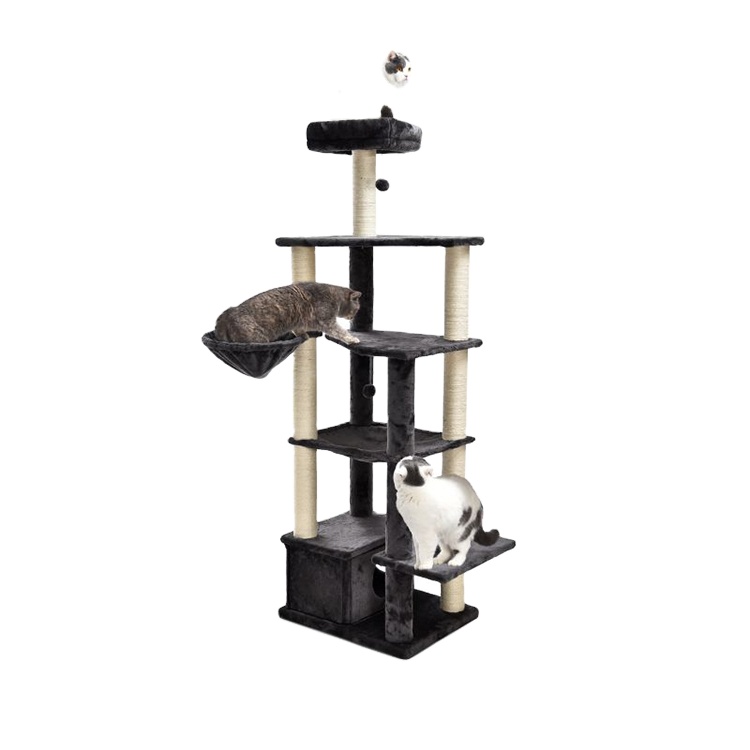 Wholesale Pet Supplies Oem/odm Cat Climbing Frame Scratch Board Pillar Cat Tree
