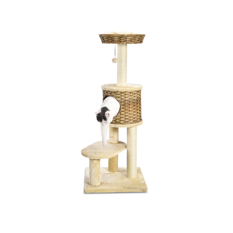 Factory Sale Various Widely Used Cat House Tree,Floor To Ceiling Customized Cat Tree