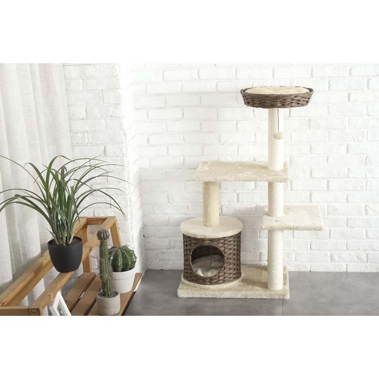 New Type Durable Mdf Material Luxury Cat Tree House Tower
