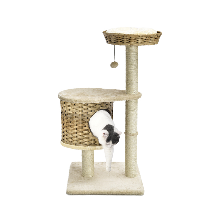 Latest Design Multi Layer High Quality Cat House Tree Scratcher